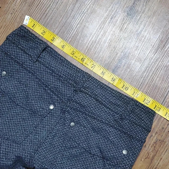 Athleta Grey black tweed knit comfort stretch pants with pockets - Picture 7 of 9